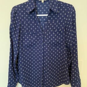 Express Portofino Shirt with Nautical Anchor Design.